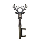 Deer Head Bottle Opener Portable Deer Bottle Opener Retro Key Pendant