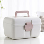 First Aid Kit 2 Layer Medicine Box Portable Emergency Medicine Box for Home Office