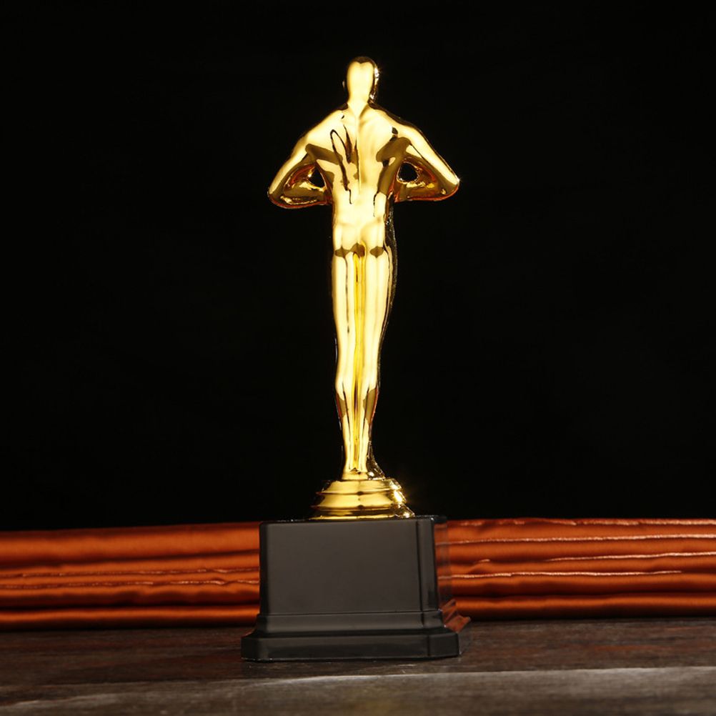 19/22/24 cm Gold Plated Trophy Little Golden Man Trophy Competition Souvenir