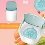 Ultrasonic Turbine Washing Machine Mini Turbo Portable Washing Machine for Underwear Baby Clothes USB Powered Travel RV Camping Laundry Washer