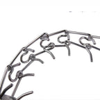 Adjustable Dog Training Prong Collar Metal Pinch Training Chain Collar Prong Pet Choke Collars Dog Necklace