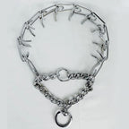 Adjustable Dog Training Prong Collar Metal Pinch Training Chain Collar Prong Pet Choke Collars Dog Necklace