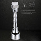 360 Degree Rotatable Faucet Tap Nozzle Filter Adapter Water Saving Filter Sprayer for Bathroom Kitchen