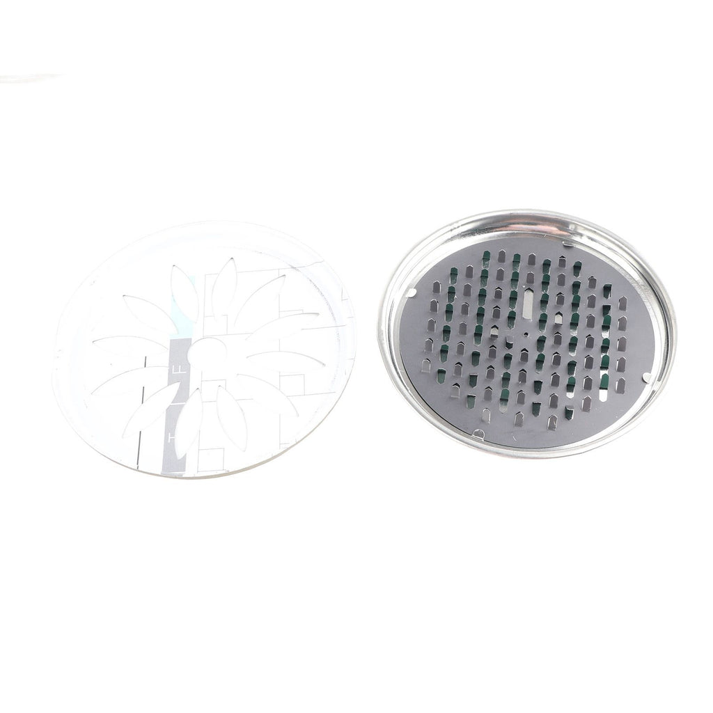 4PCS Stainless Steel Mosquito Coil Holder with Supporting Nail Teeth and Hollow Lid