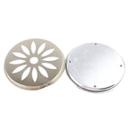 4PCS Stainless Steel Mosquito Coil Holder with Supporting Nail Teeth and Hollow Lid
