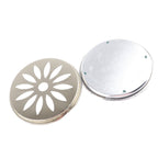 4PCS Stainless Steel Mosquito Coil Holder with Supporting Nail Teeth and Hollow Lid