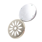 4PCS Stainless Steel Mosquito Coil Holder with Supporting Nail Teeth and Hollow Lid