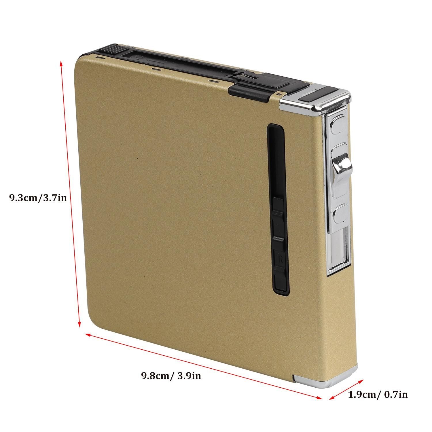 Multifunction Cigarette Case Rechargeable Lighter Moisture Proof Cigarette Case