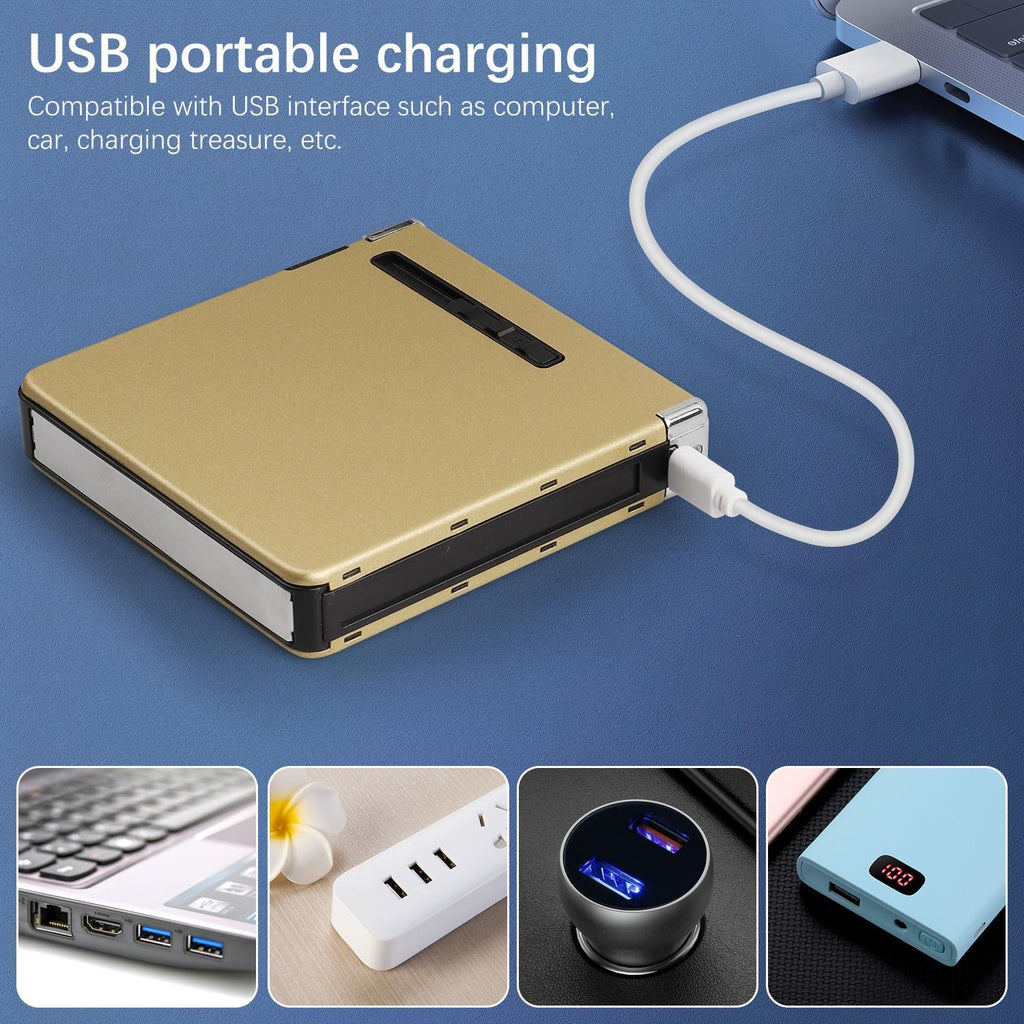 Multifunction Cigarette Case Rechargeable Lighter Moisture Proof Cigarette Case