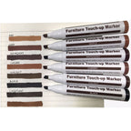Furniture Repair Kit Wood Markers Wax Sticks with Sharpener Kit for Stains Scratches Wood Floors Tables Desks Carpenters
