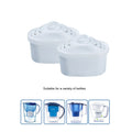 2Pcs Water Filter Cartridges Compatible with Brita Maxtra and Filter Cartridges for Brita Water Filters