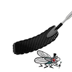 4 Pcs Plastic Telescopic Extendable Fly Swatter Stainless Steel Telescopic Rod Flapper Mosquito Bug Swatter