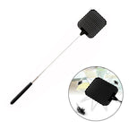 4 Pcs Plastic Telescopic Extendable Fly Swatter Stainless Steel Telescopic Rod Flapper Mosquito Bug Swatter