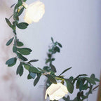3Meter 20Leds Rose Flower LED Christmas Garland Fairy String Lights Battery Powered Outdoor Wedding Garden Party Decoration