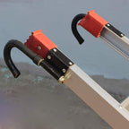 Telescoping Ladder Hook Stabilizers Standoff Roof Hook Kit Grip Stabilizer and Surface Protectors for Extension Ladders