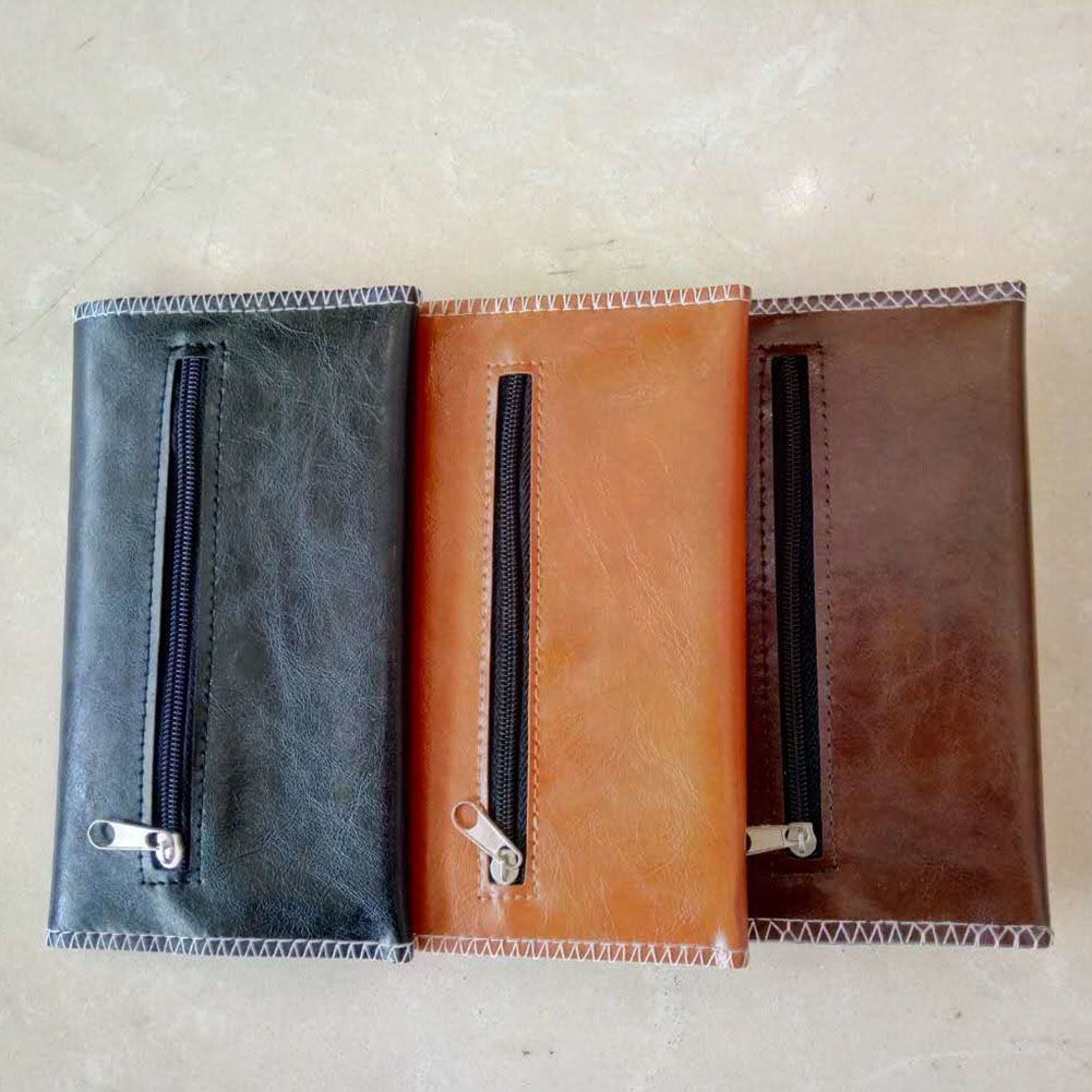 Leather Cigarette Tobacco Pouch Bag Filter Rolling Paper Tobacco Pouch
