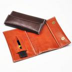 Leather Cigarette Tobacco Pouch Bag Filter Rolling Paper Tobacco Pouch