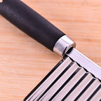 Stainless Steel Potato Dough Waves Cutter Slicing Tool Home Kitchen Vegetable Chip Cutter Cooking Tools