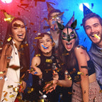 Cosplay Face Cover Carnival Masquerade Face Cover Halloween Dress Up Costume Props Party Decor