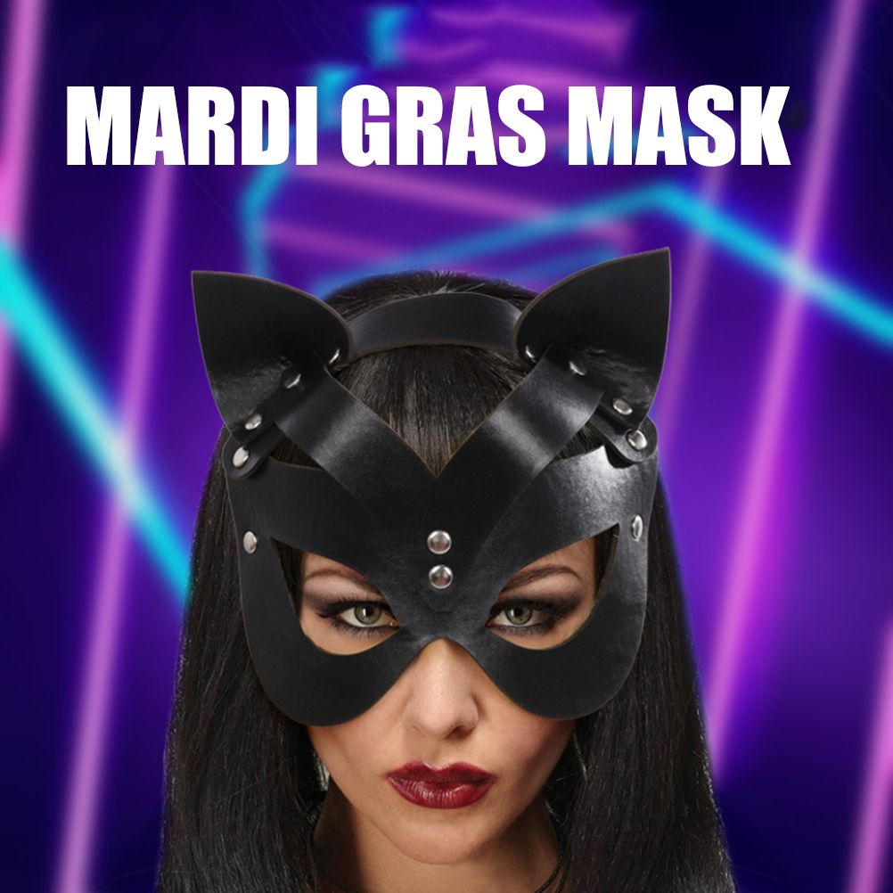 Cosplay Face Cover Carnival Masquerade Face Cover Halloween Dress Up Costume Props Party Decor