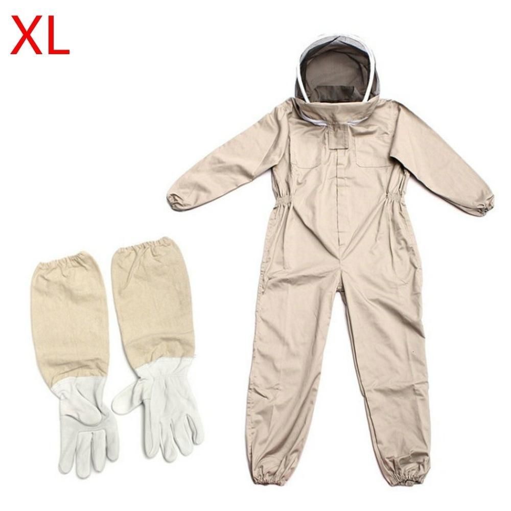 Bee Suit with Gloves Beekeeping Protective Suits Beekeeper Suit Bee Keeper Gear Coveralls Bee Outfit