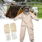 Bee Suit with Gloves Beekeeping Protective Suits Beekeeper Suit Bee Keeper Gear Coveralls Bee Outfit