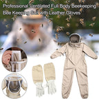 Bee Suit with Gloves Beekeeping Protective Suits Beekeeper Suit Bee Keeper Gear Coveralls Bee Outfit