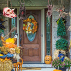 Halloween Hanging Tattered Pig Mouse Spider Bat Prank Props Halloween Party Favors Supplies Haunted House Decorations