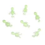 10Pcs Halloween Stretchy Luminous Small Skeleton Toy TPR Stress Relief Toy Halloween Party Favors Supplies