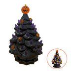 Lighted Ceramic Halloween Tree Tabletop Halloween Decoration Halloween Tree Pumpkin Light