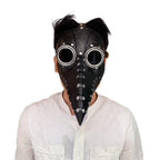 Halloween Beak Face Cover Latex Steampunk Face Cover for Halloween Party Cosplay Costume Dress Up Props Bar Decors
