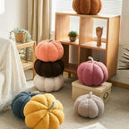 Artificial Pumpkin Cute Plush Pumpkin Fall Harvest Stuffed Pumpkin Halloween Thanksgiving Decorations Photography Props