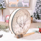 Large Shaman Drum Spirit Music Hand Drum with Drumstick Handmade Shaman Drum Home Decor