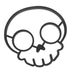 Funny Skeleton Head Fried Egg Mold Silicone Non Stick Egg Shaper Ring Creative Pancake Form Mold Maker