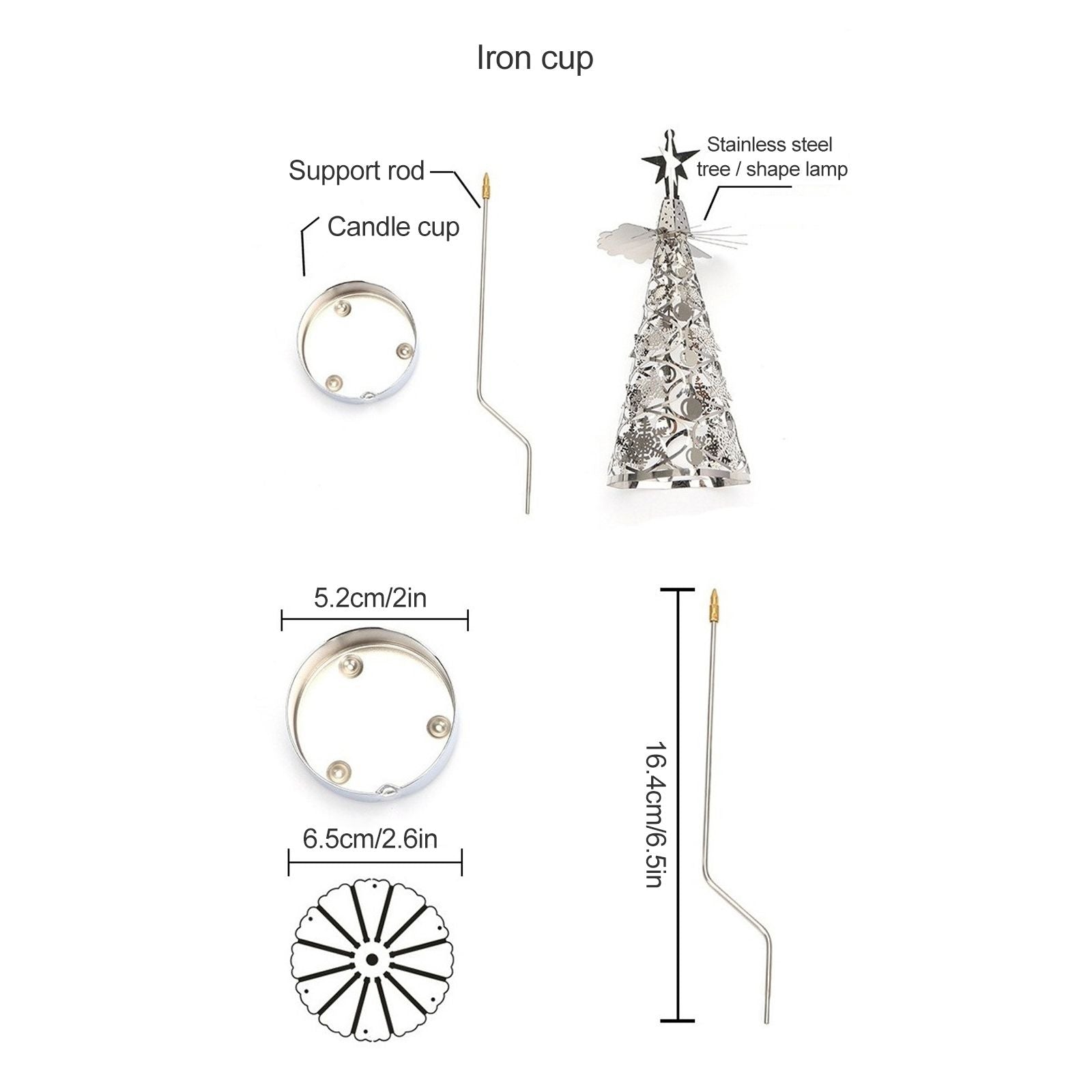 Christmas Aromatherapy Candlestick For Home Decoration