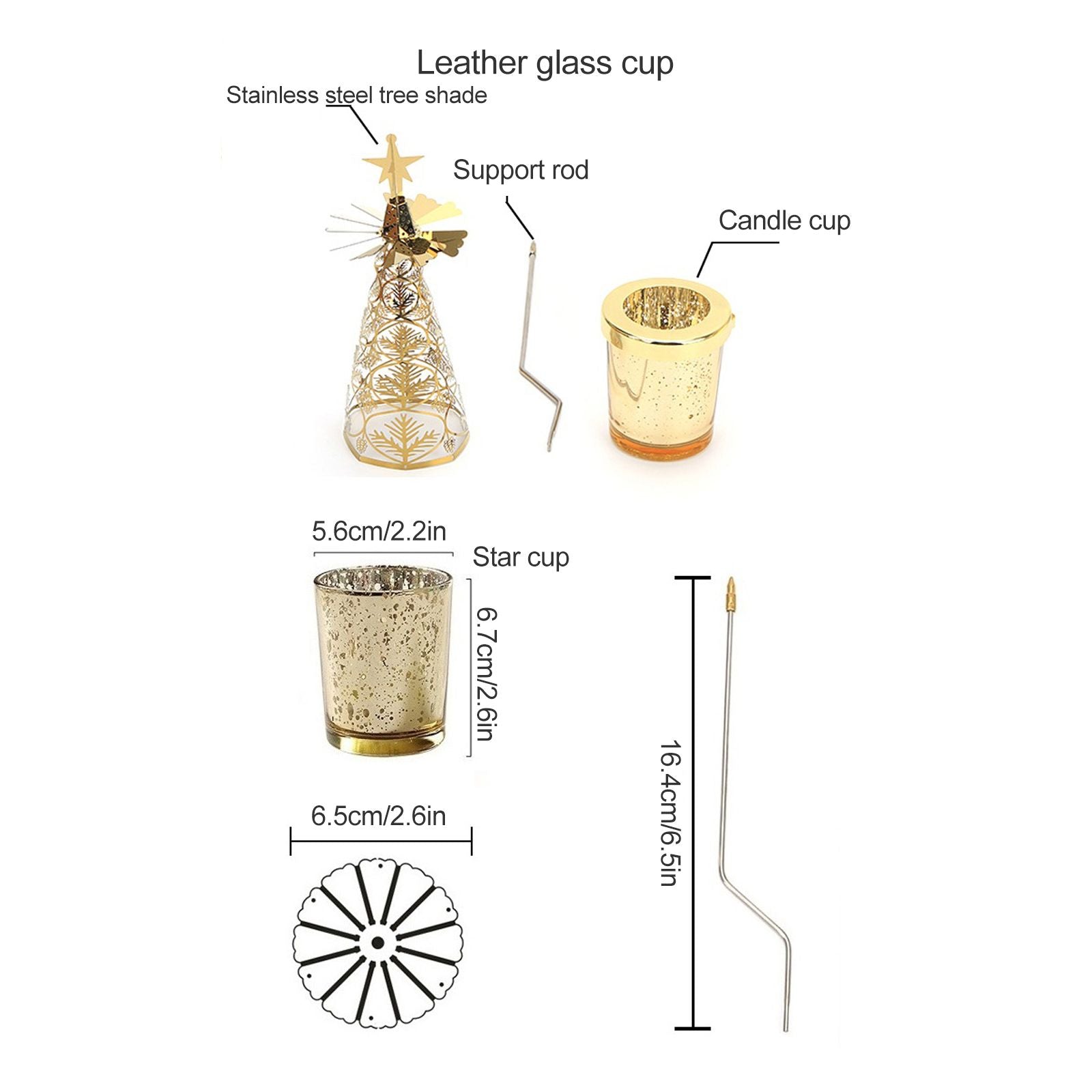 Christmas Aromatherapy Candlestick For Home Decoration