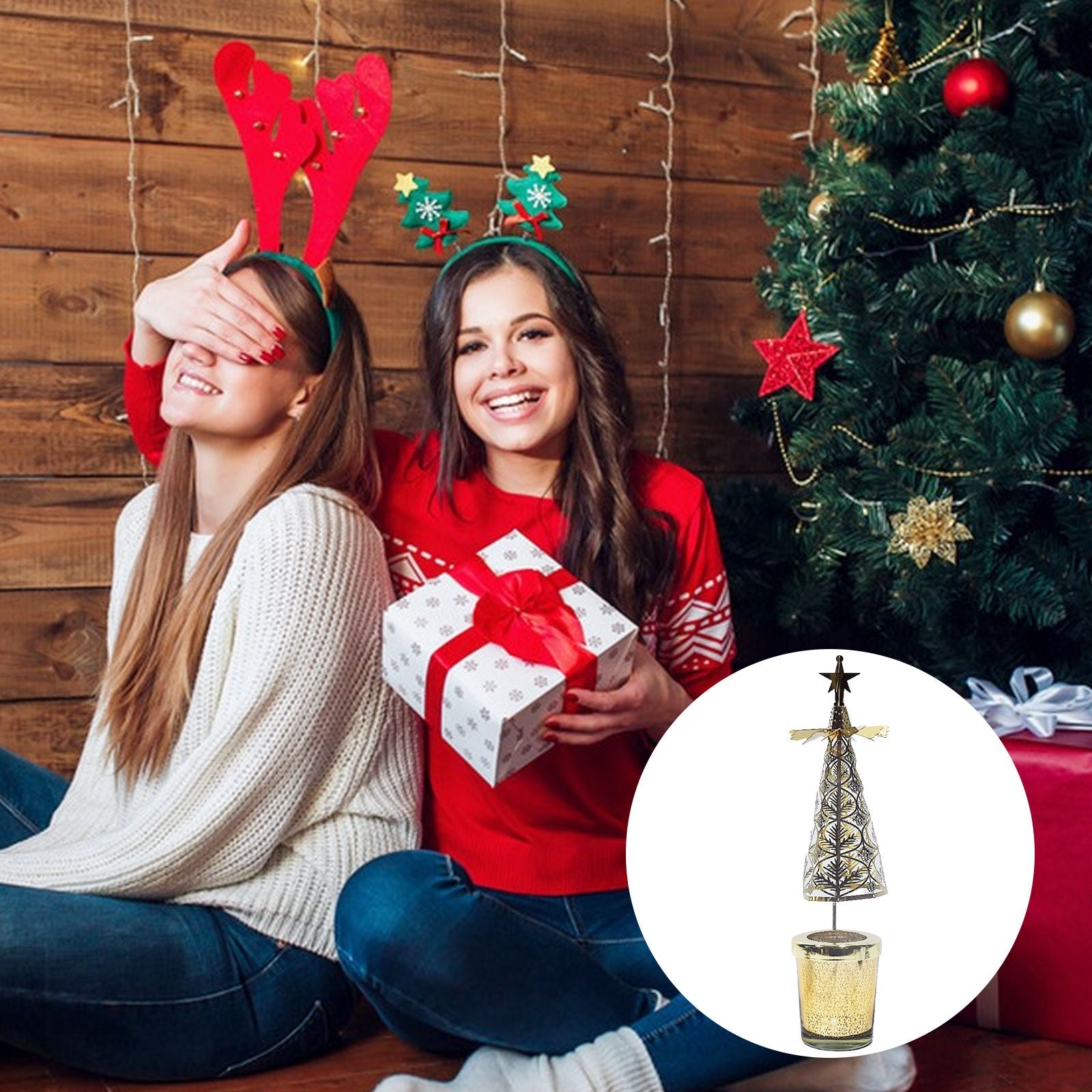 Christmas Aromatherapy Candlestick For Home Decoration