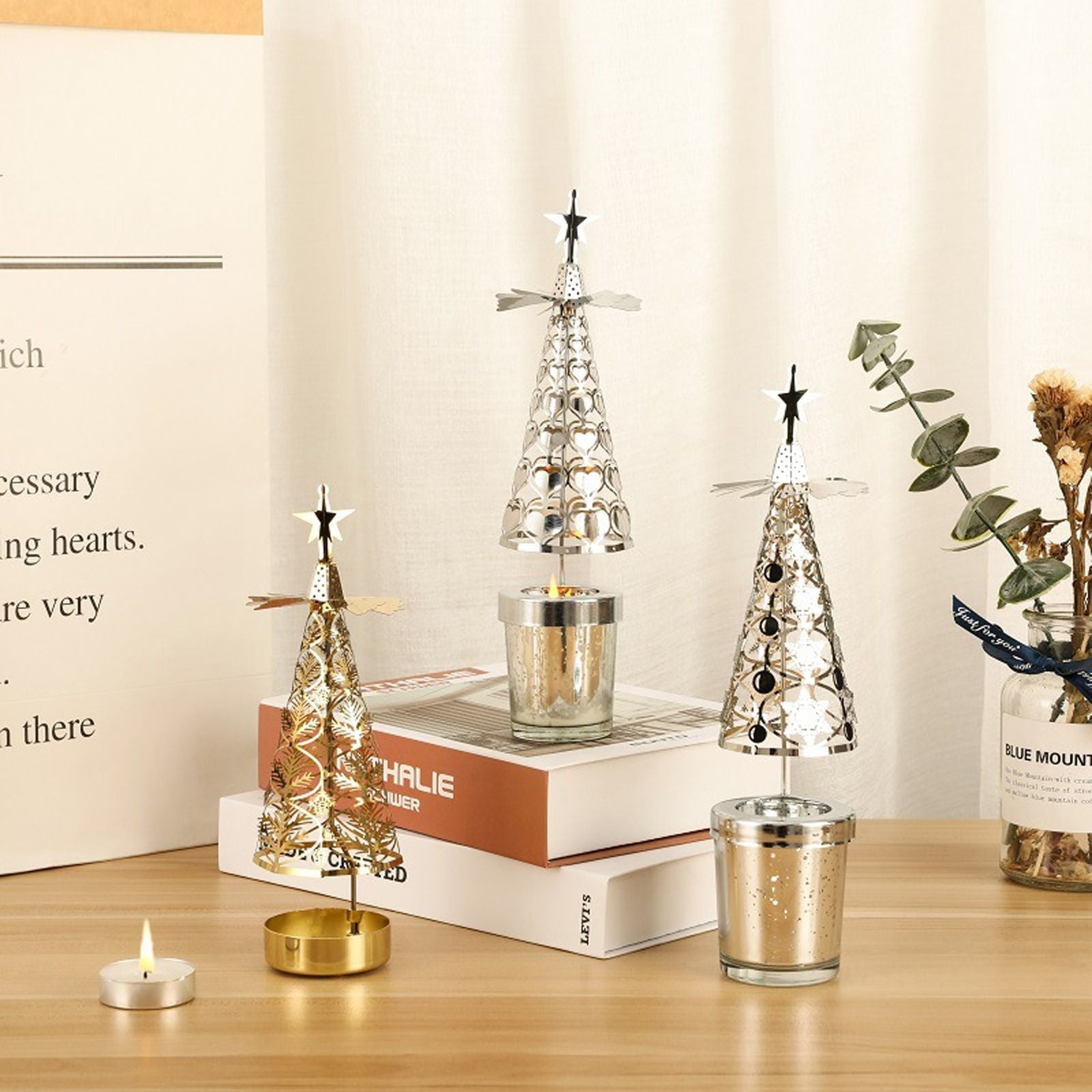 Christmas Aromatherapy Candlestick For Home Decoration