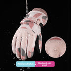 Ski Gloves Autumn and Winter Warm Cycling Gloves Girls Outdoor Windproof Waterproof Touch Screen Gloves