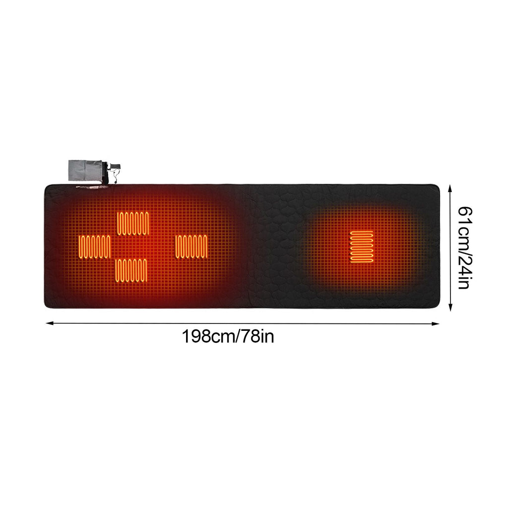 Heated Sleeping Pad Smart Rechargeable Portable Heated Sleeping Bag Waterproof Outdoor Camping Sleeping Bag