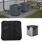 Outdoor Air Conditioner Cover 600D Oxford Cloth Waterproof Dustproof Wearproof Air Conditioner Protective Cover 91x91cm / 35.8x35.8in