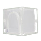Insect Observation Cage PVC Mesh White Reusable Butterfly Habitat Breeding Incubator Box Reversed U Shaped