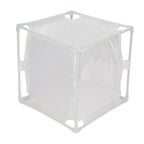 Insect Observation Cage PVC Mesh White Reusable Butterfly Habitat Breeding Incubator Box Reversed U Shaped