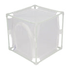 Insect Observation Cage PVC Mesh White Reusable Butterfly Habitat Breeding Incubator Box Reversed U Shaped