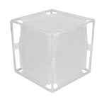 Insect Observation Cage PVC Mesh White Reusable Butterfly Habitat Breeding Incubator Box Reversed U Shaped