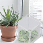 Insect Observation Cage PVC Mesh White Reusable Butterfly Habitat Breeding Incubator Box Reversed U Shaped