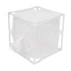 Insect Observation Cage PVC Mesh White Reusable Butterfly Habitat Breeding Incubator Box Sleeve Shaped