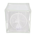 Insect Observation Cage PVC Mesh White Reusable Butterfly Habitat Breeding Incubator Box Sleeve Shaped