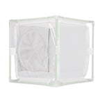 Insect Observation Cage PVC Mesh White Reusable Butterfly Habitat Breeding Incubator Box Sleeve Shaped