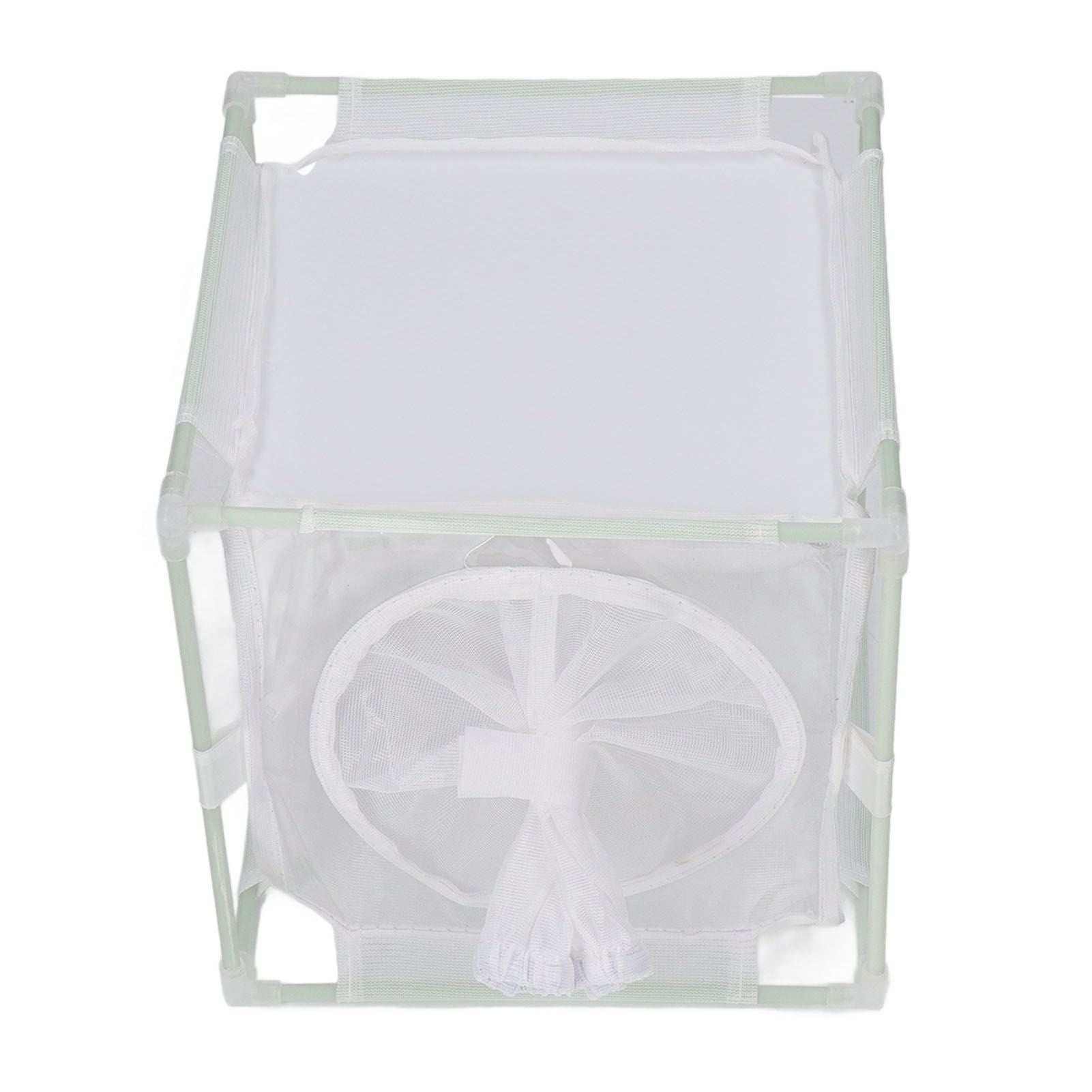 Insect Observation Cage PVC Mesh White Reusable Butterfly Habitat Breeding Incubator Box Sleeve Shaped